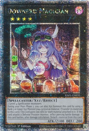 Downerd Magician (Quarter Century Secret Rare) (RA01-EN035) - 25th Anniversary Rarity Collection 1st Edition - Premium Yugioh Single from Konami - Just $1.49! Shop now at Game Crave Tournament Store
