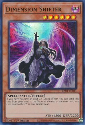 Dimension Shifter (UR) (RA01-EN014) - 25th Anniversary Rarity Collection 1st Edition - Premium Yugioh Single from Konami - Just $0.25! Shop now at Game Crave Tournament Store