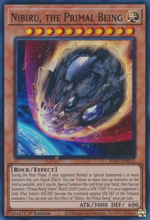 Nibiru, the Primal Being (RA01-EN015) - 25th Anniversary Rarity Collection 1st Edition - Premium Yugioh Single from Konami - Just $0.68! Shop now at Game Crave Tournament Store