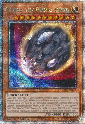 Nibiru, the Primal Being (Quarter Century Secret Rare) (RA01-EN015) - 25th Anniversary Rarity Collection 1st Edition - Premium Yugioh Single from Konami - Just $39.09! Shop now at Game Crave Tournament Store