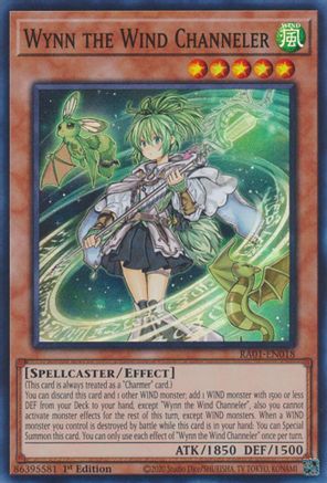 Wynn the Wind Channeler (RA01-EN018) - 25th Anniversary Rarity Collection 1st Edition - Premium Yugioh Single from Konami - Just $0.25! Shop now at Game Crave Tournament Store