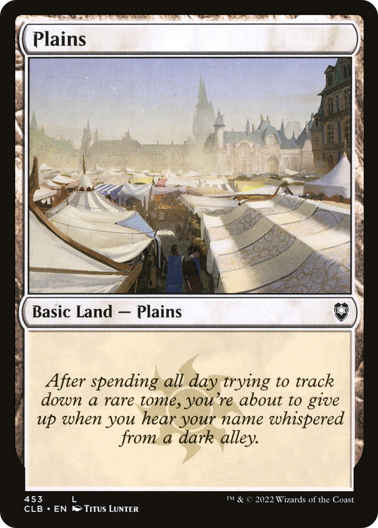 Plains (CLB-453) - Commander Legends: Battle for Baldur's Gate Foil - Premium MTG Single from Wizards of the Coast - Just $0.25! Shop now at Game Crave Tournament Store