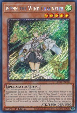 Wynn the Wind Channeler (Platinum Secret Rare) (RA01-EN018) - 25th Anniversary Rarity Collection 1st Edition - Premium Yugioh Single from Konami - Just $0.26! Shop now at Game Crave Tournament Store