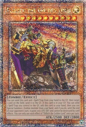Eldlich the Golden Lord (Alternate Art) (Quarter Century Secret Rare) (RA01-EN019) - 25th Anniversary Rarity Collection 1st Edition - Premium Yugioh Single from Konami - Just $12.93! Shop now at Game Crave Tournament Store