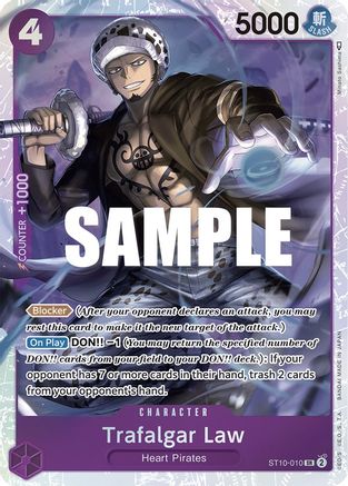 Trafalgar Law (010) (ST10-010) - Ultra Deck: The Three Captains Foil - Premium One Piece Single from Bandai - Just $0.24! Shop now at Game Crave Tournament Store