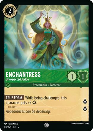 Enchantress - Unexpected Judge (80/204) - Rise of the Floodborn Cold Foil - Premium Lorcana Single from Rise of the Floodborn - Just $0.08! Shop now at Game Crave Tournament Store