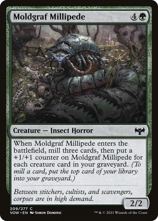 Moldgraf Millipede (VOW-209) - Innistrad: Crimson Vow Foil - Premium MTG Single from Wizards of the Coast - Just $0.08! Shop now at Game Crave Tournament Store