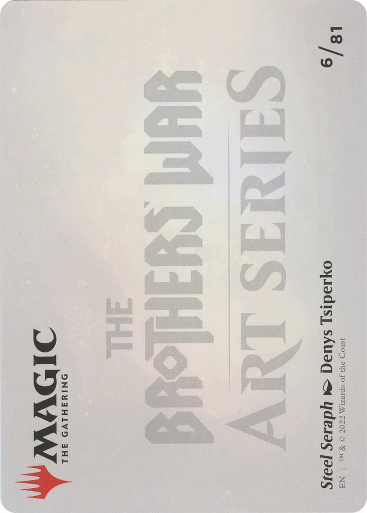 Steel Seraph // Steel Seraph (ABRO-006) - The Brothers' War Art Series (Borderless) - Premium MTG Single from Wizards of the Coast - Just $0! Shop now at Game Crave Tournament Store