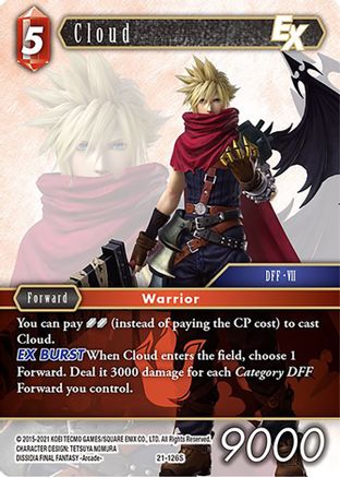 Cloud EX (BEYOND DESTINY) Foil - Premium Final Fantasy Single from Beyond Destiny - Just $1.92! Shop now at Game Crave Tournament Store