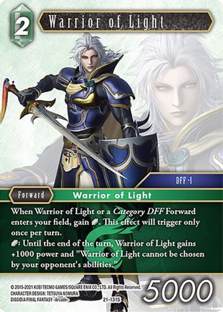 Warrior of Light (21-131S) (BEYOND DESTINY) - Premium Final Fantasy Single from Beyond Destiny - Just $0.52! Shop now at Game Crave Tournament Store