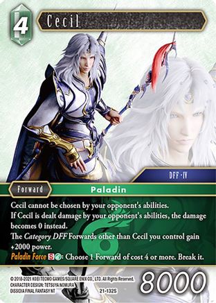 Cecil (BEYOND DESTINY) Foil - Premium Final Fantasy Single from Beyond Destiny - Just $0.89! Shop now at Game Crave Tournament Store