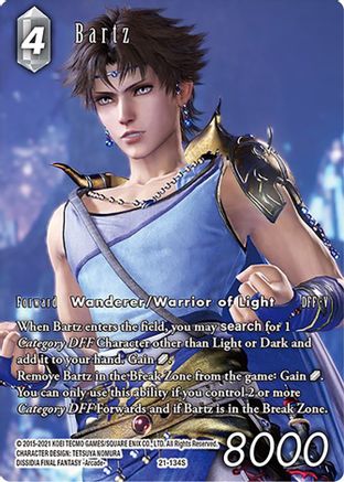 Bartz (Full Art) (BEYOND DESTINY) Foil - Premium Final Fantasy Single from Beyond Destiny - Just $2.14! Shop now at Game Crave Tournament Store