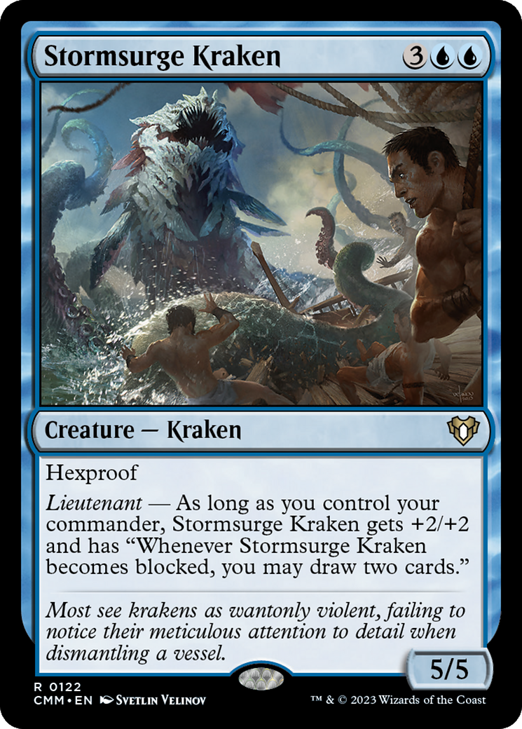 Stormsurge Kraken (CMM-122) - Commander Masters - Premium MTG Single from Wizards of the Coast - Just $0.09! Shop now at Game Crave Tournament Store