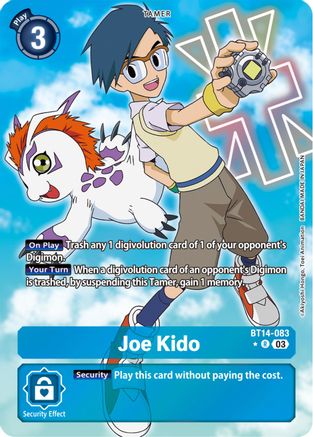 Joe Kido (Alternate Art) (BT14-083) - Blast Ace Foil - Premium Digimon Single from Bandai - Just $1.32! Shop now at Game Crave Tournament Store