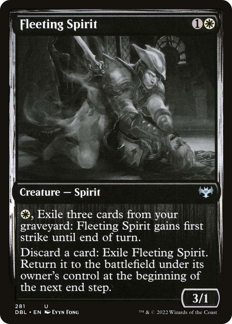 Fleeting Spirit (DBL-281) - Innistrad: Double Feature - Premium MTG Single from Wizards of the Coast - Just $0.08! Shop now at Game Crave Tournament Store