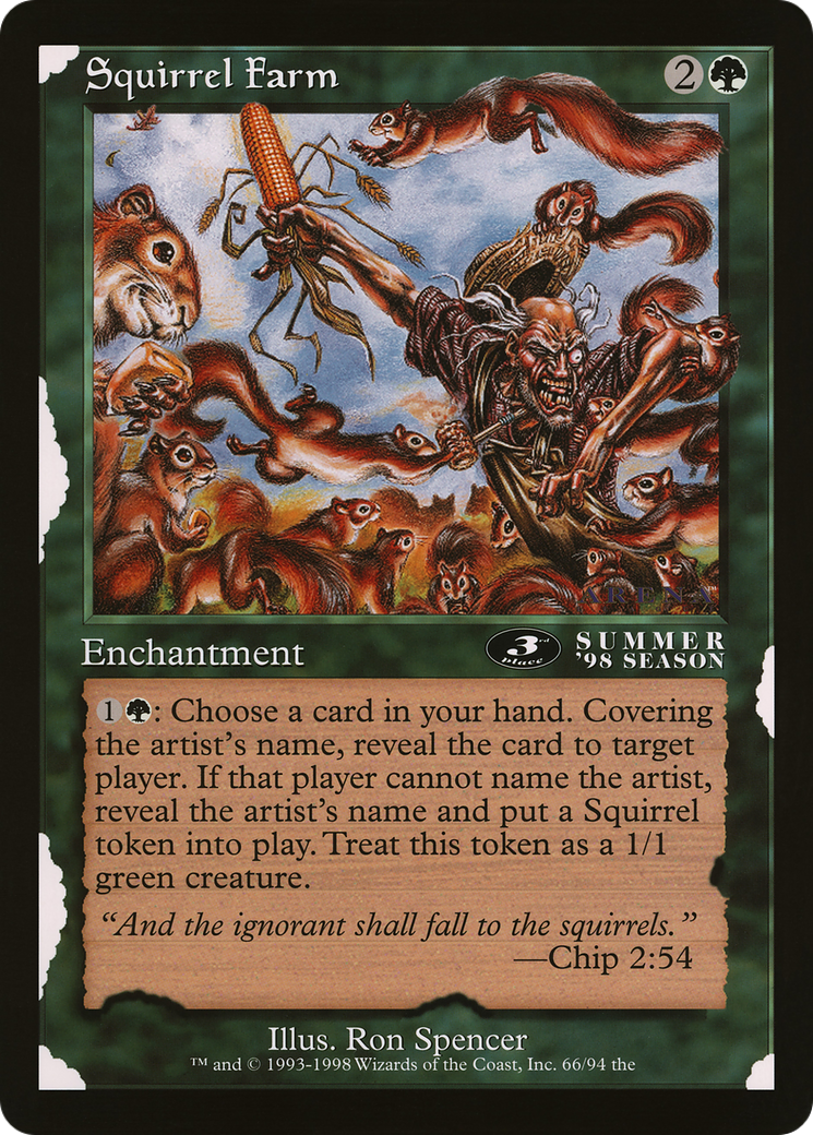 Squirrel Farm (OLEP-049) - Oversized League Prizes - Premium MTG Single from Wizards of the Coast - Just $0! Shop now at Game Crave Tournament Store
