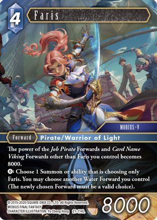 Faris (BEYOND DESTINY) Foil - Premium Final Fantasy Single from Beyond Destiny - Just $4.43! Shop now at Game Crave Tournament Store