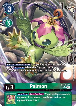 Palmon (Alternate Art) (BT14-044) - Blast Ace Foil - Premium Digimon Single from Bandai - Just $3.78! Shop now at Game Crave Tournament Store