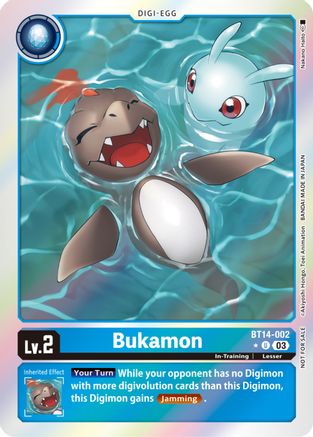 Bukamon (Blast Ace Box Promotion Pack) (BT14-002) - Blast Ace Foil - Premium Digimon Single from Bandai - Just $0.16! Shop now at Game Crave Tournament Store