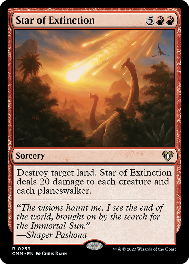 Star of Extinction (CMM-259) - Commander Masters - Premium MTG Single from Wizards of the Coast - Just $0.18! Shop now at Game Crave Tournament Store