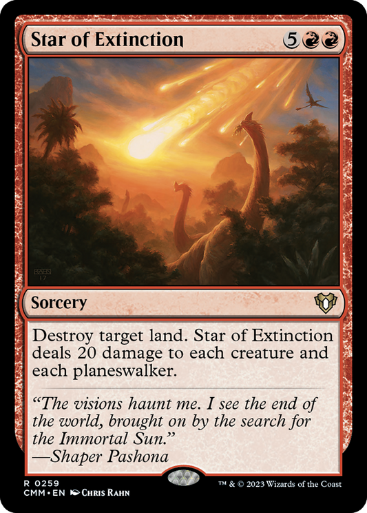 Star of Extinction (CMM-259) - Commander Masters - Premium MTG Single from Wizards of the Coast - Just $0.18! Shop now at Game Crave Tournament Store