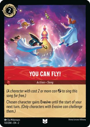 You Can Fly! (133/204) - Rise of the Floodborn Cold Foil - Premium Lorcana Single from Rise of the Floodborn - Just $0.09! Shop now at Game Crave Tournament Store