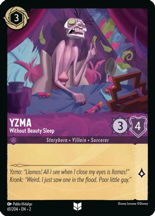 Yzma - Without Beauty Sleep (61/204) - Rise of the Floodborn - Premium Lorcana Single from Rise of the Floodborn - Just $0.08! Shop now at Game Crave Tournament Store