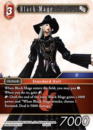 Black Mage (BEYOND DESTINY) Foil - Premium Final Fantasy Single from Beyond Destiny - Just $0.34! Shop now at Game Crave Tournament Store