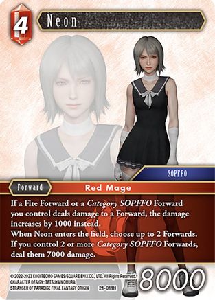 Neon (BEYOND DESTINY) Foil - Premium Final Fantasy Single from Beyond Destiny - Just $0.26! Shop now at Game Crave Tournament Store