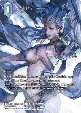 Shiva (Full Art) (BEYOND DESTINY) Foil - Premium Final Fantasy Single from Beyond Destiny - Just $37.69! Shop now at Game Crave Tournament Store