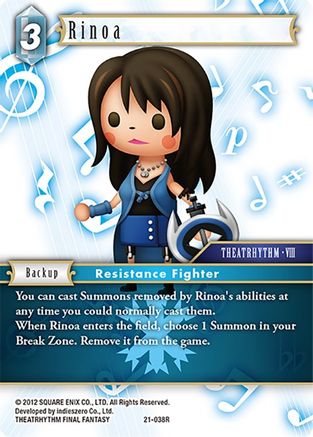 Rinoa (BEYOND DESTINY) - Premium Final Fantasy Single from Beyond Destiny - Just $0.25! Shop now at Game Crave Tournament Store