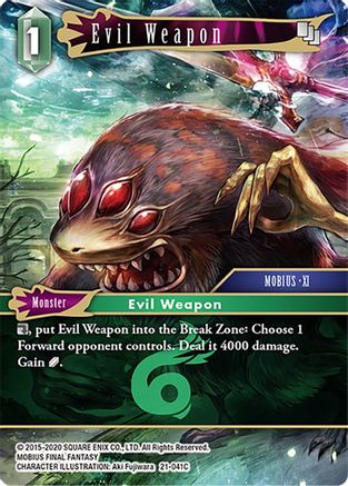 Evil Weapon (BEYOND DESTINY) Foil - Premium Final Fantasy Single from Beyond Destiny - Just $0.31! Shop now at Game Crave Tournament Store