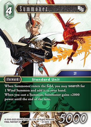 Summoner (BEYOND DESTINY) Foil - Premium Final Fantasy Single from Beyond Destiny - Just $0.25! Shop now at Game Crave Tournament Store