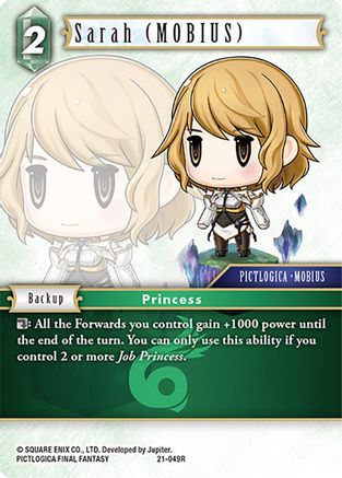 Sarah (MOBIUS) (BEYOND DESTINY) Foil - Premium Final Fantasy Single from Beyond Destiny - Just $0.27! Shop now at Game Crave Tournament Store