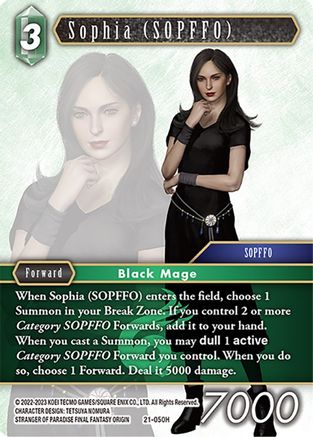 Sophia (SOPFFO) (BEYOND DESTINY) Foil - Premium Final Fantasy Single from Beyond Destiny - Just $0.25! Shop now at Game Crave Tournament Store