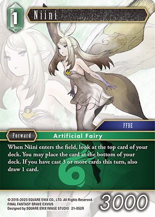 Niini (BEYOND DESTINY) Foil - Premium Final Fantasy Single from Beyond Destiny - Just $0.31! Shop now at Game Crave Tournament Store