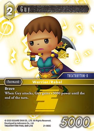 Guy (BEYOND DESTINY) Foil - Premium Final Fantasy Single from Beyond Destiny - Just $0.25! Shop now at Game Crave Tournament Store