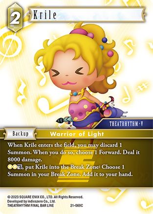 Krile (BEYOND DESTINY) Foil - Premium Final Fantasy Single from Beyond Destiny - Just $0.48! Shop now at Game Crave Tournament Store