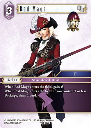 Red Mage - 082C (BEYOND DESTINY) Foil - Premium Final Fantasy Single from Beyond Destiny - Just $0.84! Shop now at Game Crave Tournament Store