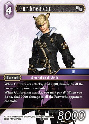 Gunbreaker (BEYOND DESTINY) Foil - Premium Final Fantasy Single from Beyond Destiny - Just $0.27! Shop now at Game Crave Tournament Store
