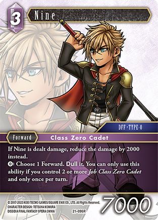 Nine (BEYOND DESTINY) Foil - Premium Final Fantasy Single from Beyond Destiny - Just $0.48! Shop now at Game Crave Tournament Store