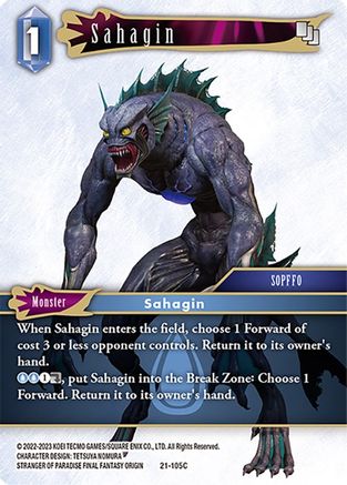Sahagin (BEYOND DESTINY) Foil - Premium Final Fantasy Single from Beyond Destiny - Just $0.53! Shop now at Game Crave Tournament Store