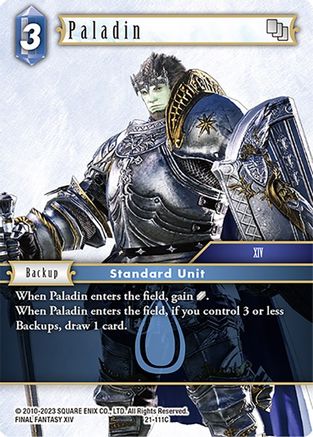 Paladin (BEYOND DESTINY) Foil - Premium Final Fantasy Single from Beyond Destiny - Just $0.76! Shop now at Game Crave Tournament Store