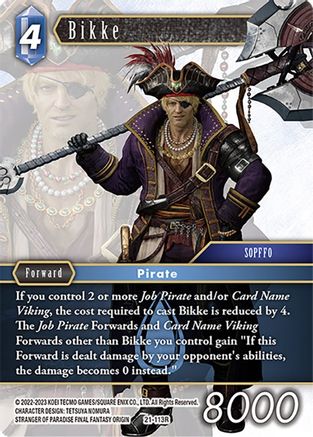 Bikke (BEYOND DESTINY) Foil - Premium Final Fantasy Single from Beyond Destiny - Just $0.76! Shop now at Game Crave Tournament Store