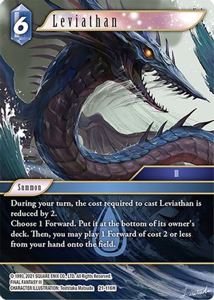 Leviathan (BEYOND DESTINY) Foil - Premium Final Fantasy Single from Beyond Destiny - Just $0.72! Shop now at Game Crave Tournament Store