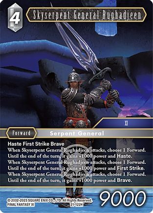 Skyserpent General Rughadjeen (BEYOND DESTINY) - Premium Final Fantasy Single from Beyond Destiny - Just $0.30! Shop now at Game Crave Tournament Store