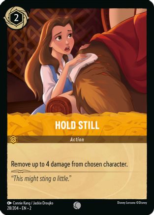 Hold Still (28/204) - Rise of the Floodborn Cold Foil - Premium Lorcana Single from Rise of the Floodborn - Just $0.08! Shop now at Game Crave Tournament Store