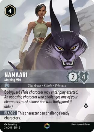 Namaari - Morning Mist (Alternate Art) (216/204) - Rise of the Floodborn Holofoil - Premium Lorcana Single from Rise of the Floodborn - Just $10.76! Shop now at Game Crave Tournament Store