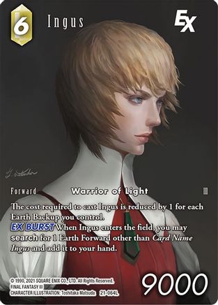 Ingus EX (Full Art) (BEYOND DESTINY) Foil - Premium Final Fantasy Single from Beyond Destiny - Just $32.20! Shop now at Game Crave Tournament Store