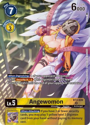 Angewomon - BT3-039 (Gift Box 2023) (BT3-039) - Release Special Booster Foil - Premium Digimon Single from Bandai - Just $1.25! Shop now at Game Crave Tournament Store